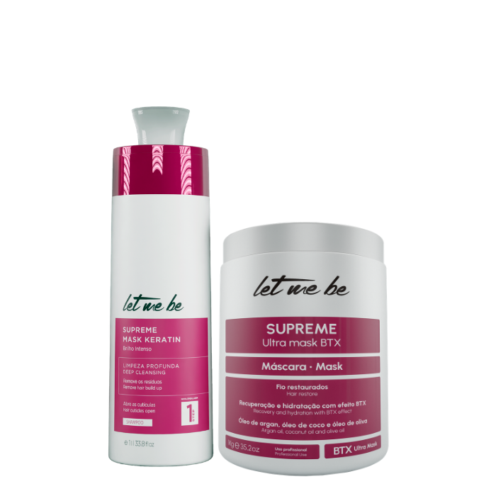 Champú Anti Resíduos Supreme | 1L + BTX Supreme Ultra Mask |1 kg