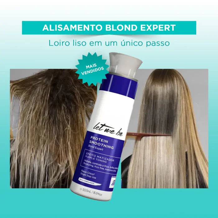 Alisado Protein Smoothing Blond Expert un solo paso | 1L