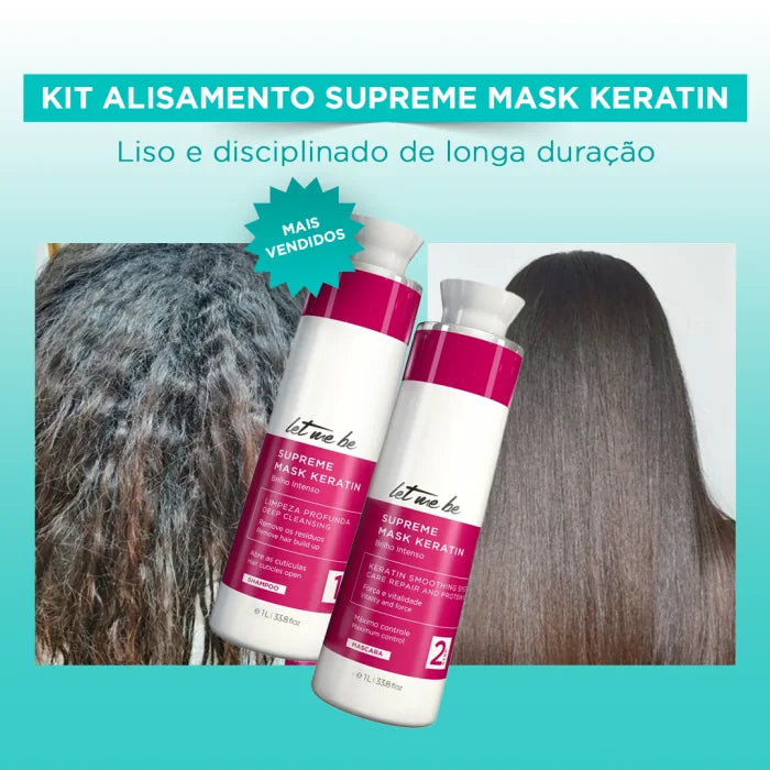 Kit Alisado Supreme Mask Keratin | 2x1L