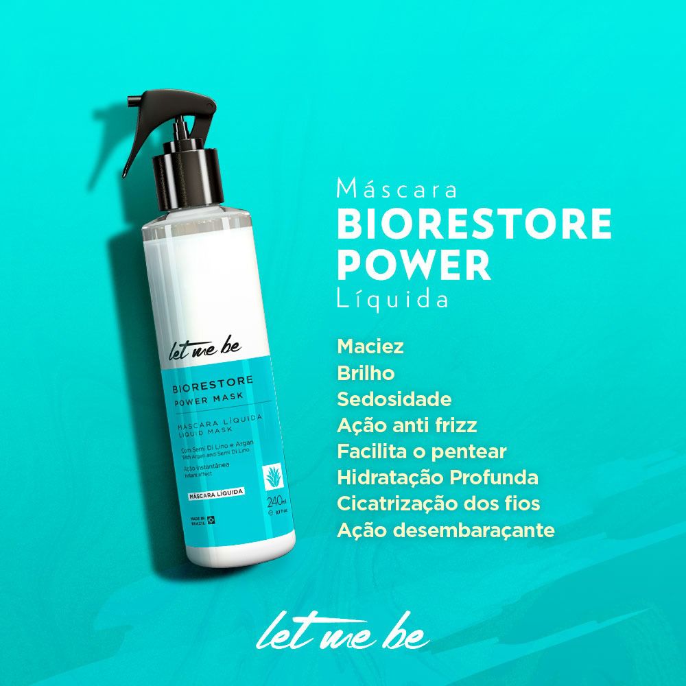 Máscara de bioestora líquida - Hidratación y nutrición | 140 ml