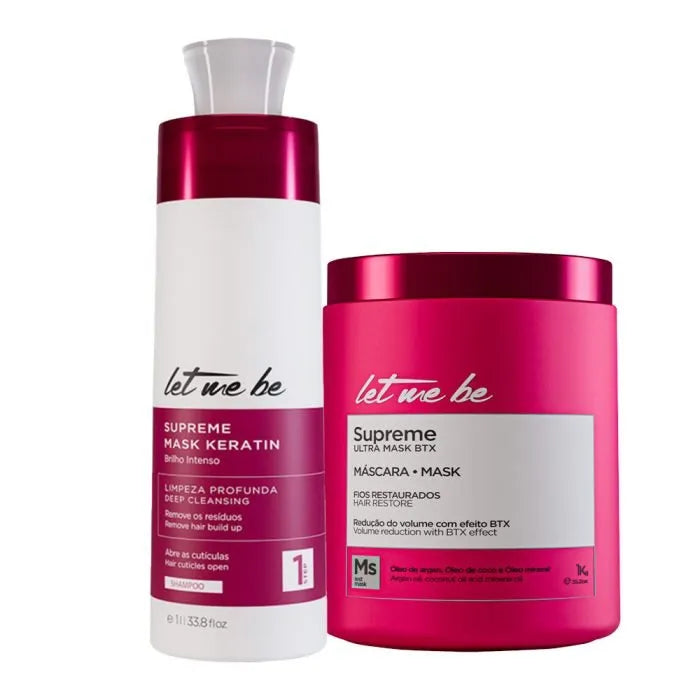 BTX Supreme Ultra Mask | 1 kg + anti -desaw shampoo supremo | 1l