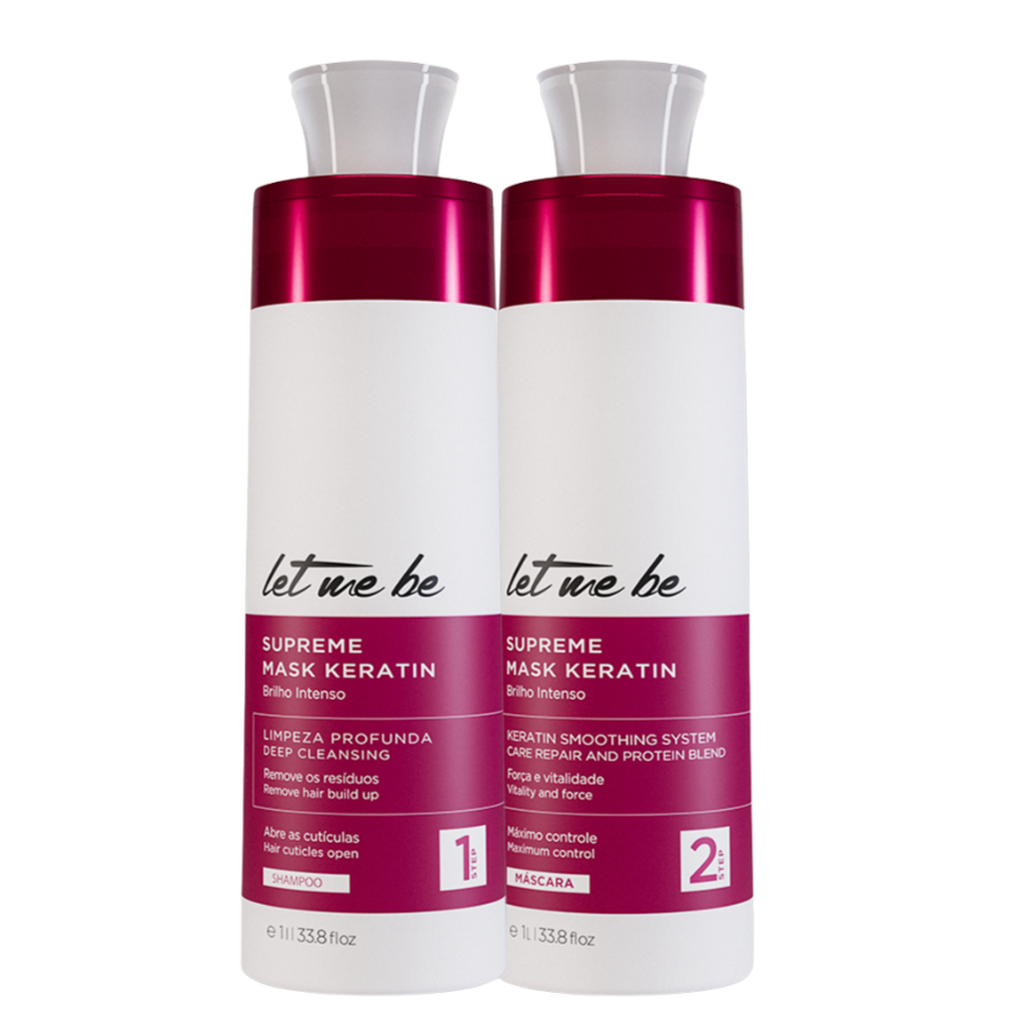 Supreme enderezado Kit Mask Keratin | 2x1l