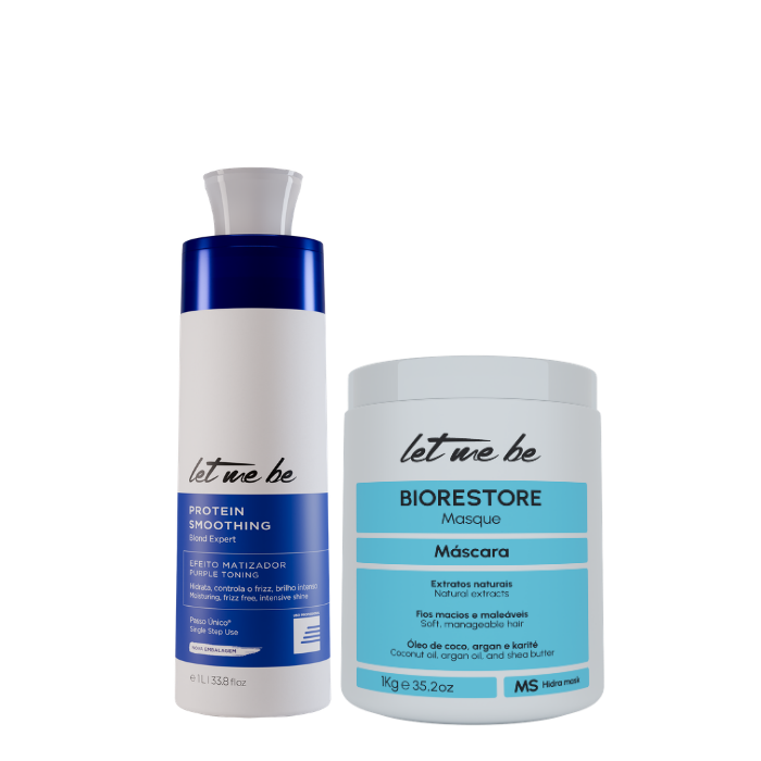 Alisado Blond Expert un solo paso | 1L + Mascarilla Biorestore ultra hidratante | 1kg